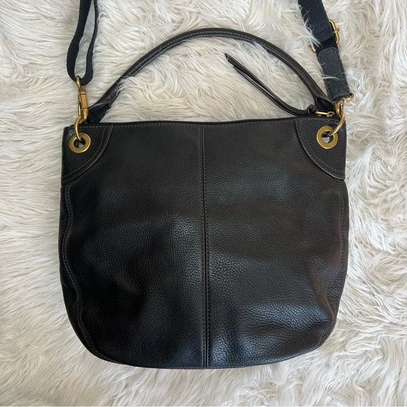 Fossil Karli Convertible Patchwork Hobo Bag — Multicolor Leather & Suede 🖤🤎 - Picture 8 of 14